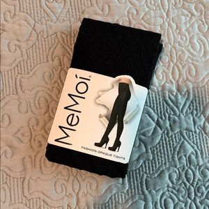 MeMoi Black Fashion Opaque Tights